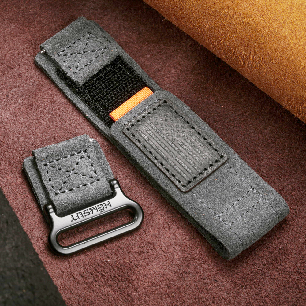 Suede Cowhide Watch Bands Quic - Suede Strap Watch บทวิจารณ์และราคา