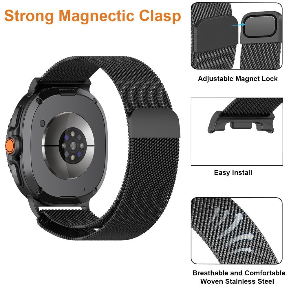 Magnetic Milanese Watch Strap  - Milanese Loop Magnetic บทวิจารณ์และราคา