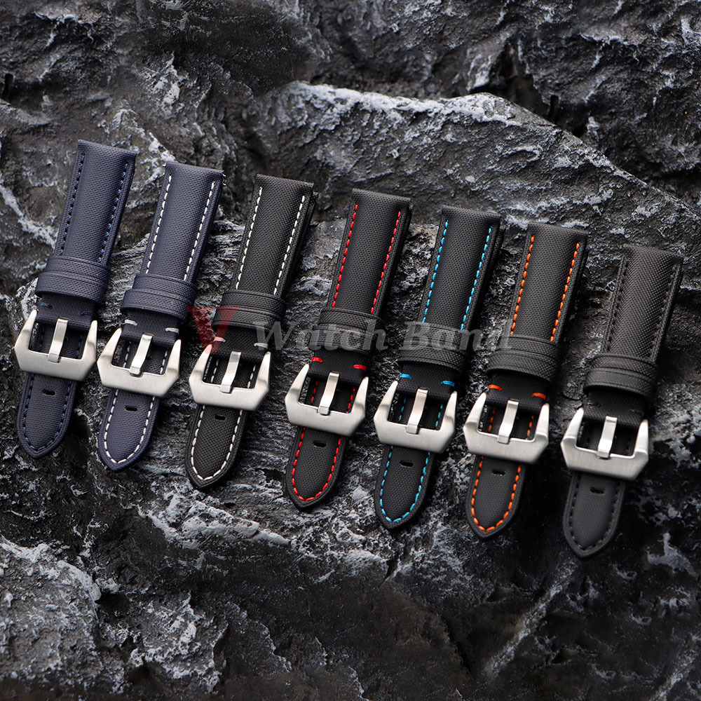 Sailcloth Nylon Watch Strap 20 - Canvas Strap Watch บทวิจารณ์และราคา