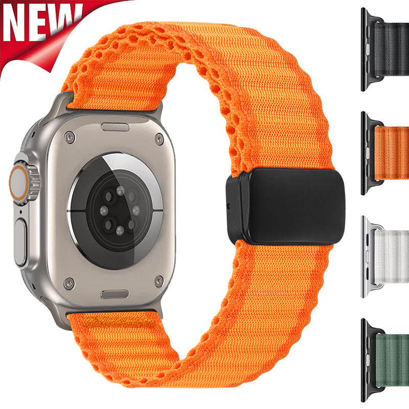 Trail Nylon Magnetic Strap for - Milanese Loop Magnetic บทวิจารณ์และราคา