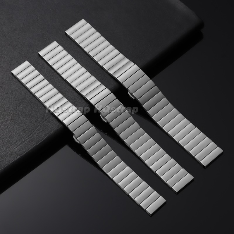 Solid Stainless Steel Watch Ba - Butterfly Clasp Deployant บทวิจารณ์และราคา