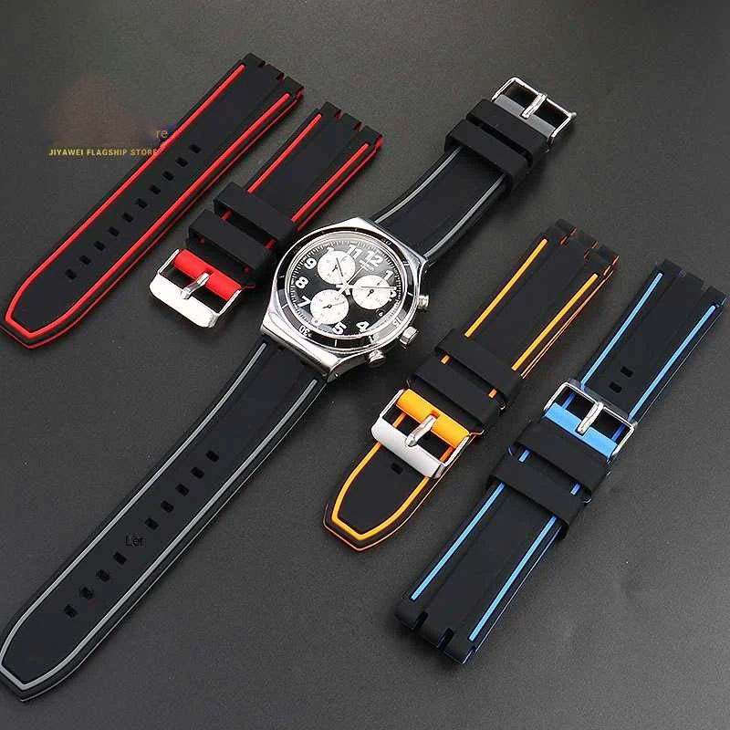 For Swatch Watch Strap YVS400  - Rubber Strap Diver บทวิจารณ์และราคา
