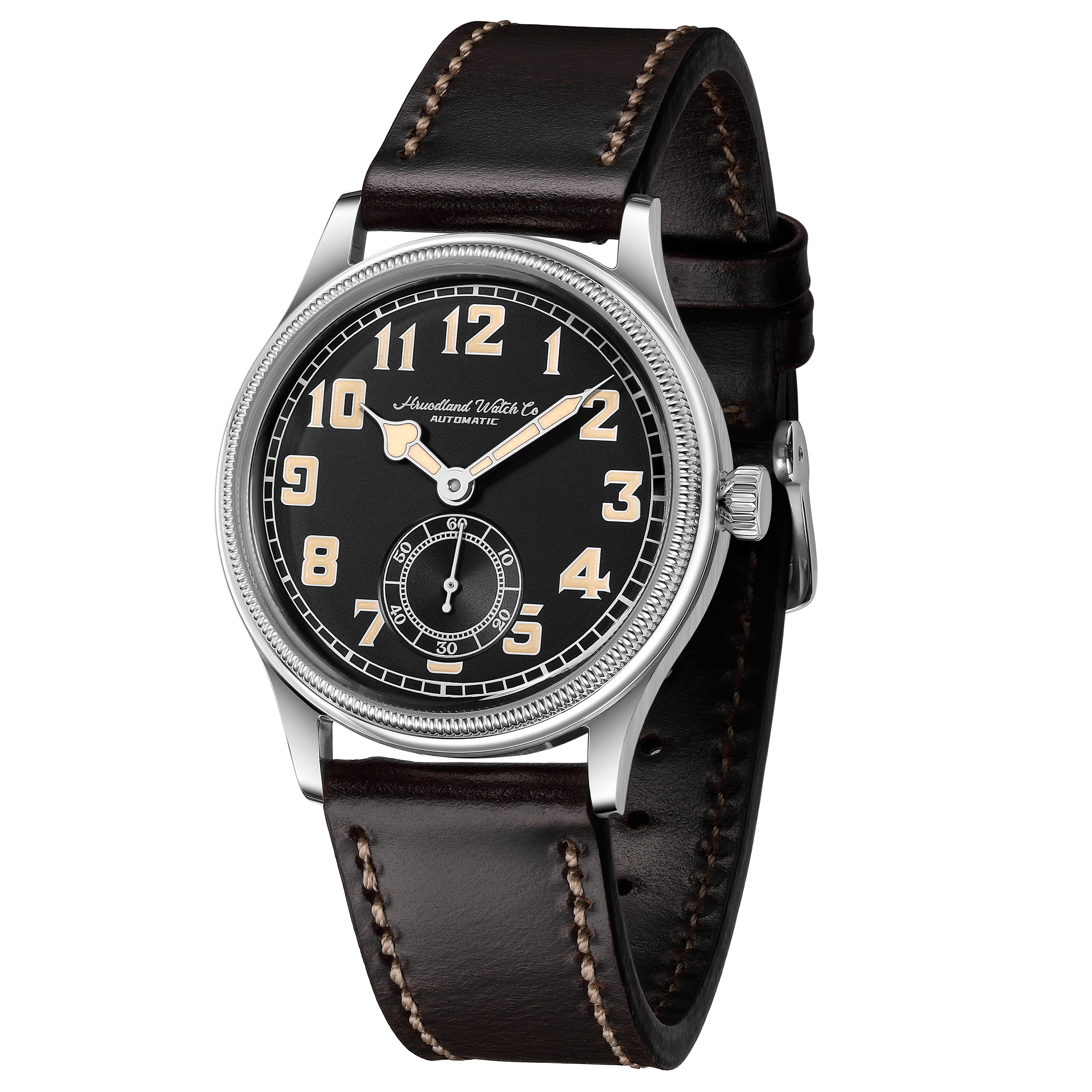 Retro Pilot Watch Mark IX Auto - Tropic Strap Vintage บทวิจารณ์และราคา