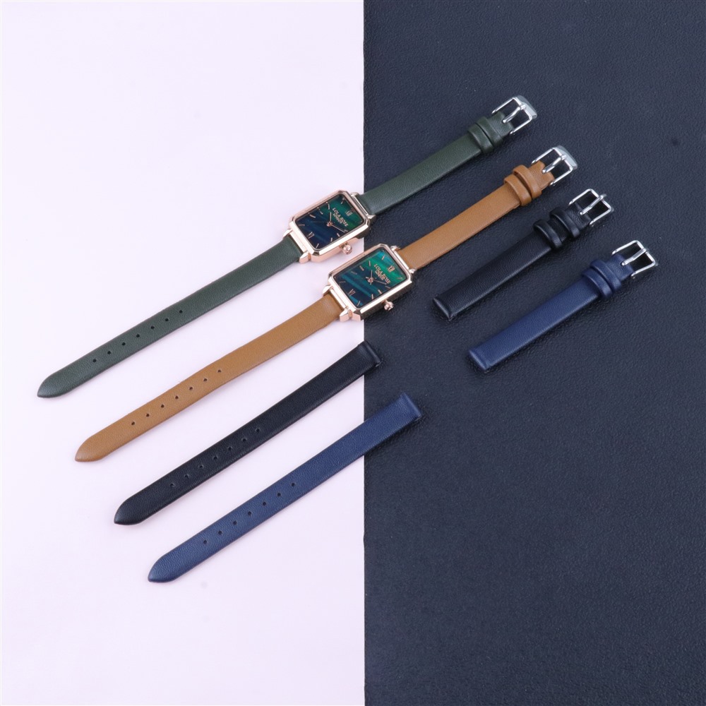 Genuine Leather  Watch Strap   - Suede Strap Watch บทวิจารณ์และราคา