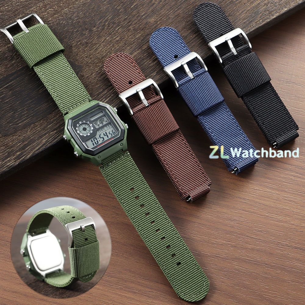 16mm 18mm Canvas Nylon Watch B - Canvas Strap Watch บทวิจารณ์และราคา