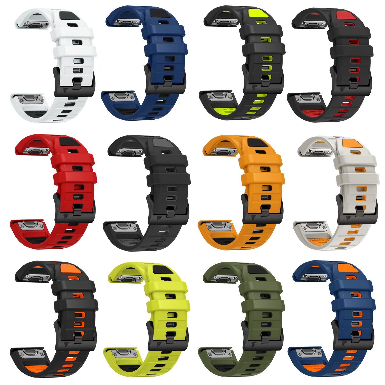 Fenix E 47mm Official QuickFit - Silicone Watch Band 22Mm บทวิจารณ์และราคา