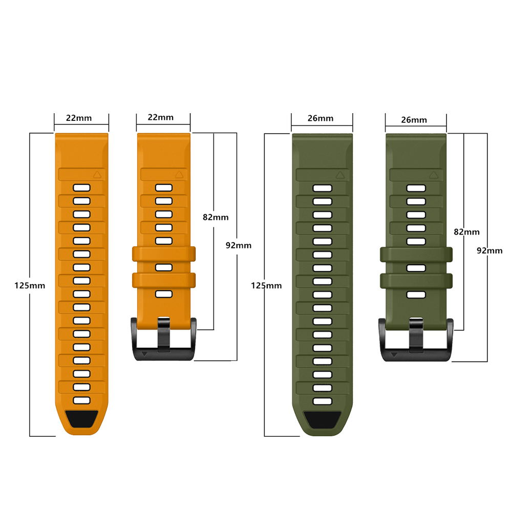 Fenix E 47mm Official QuickFit - Silicone Watch Band 22Mm บทวิจารณ์และราคา