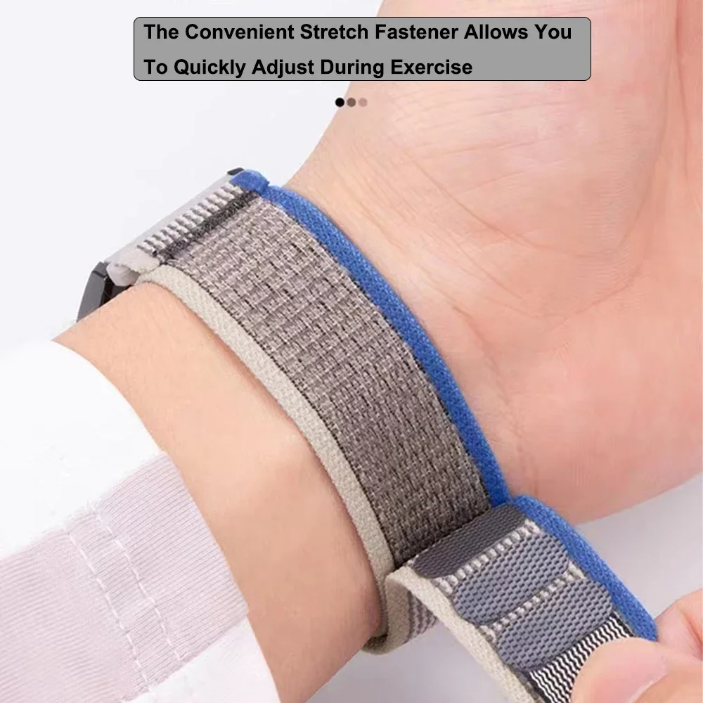20/22mm Trail Loop Watchband F - Sport Loop Velcro บทวิจารณ์และราคา