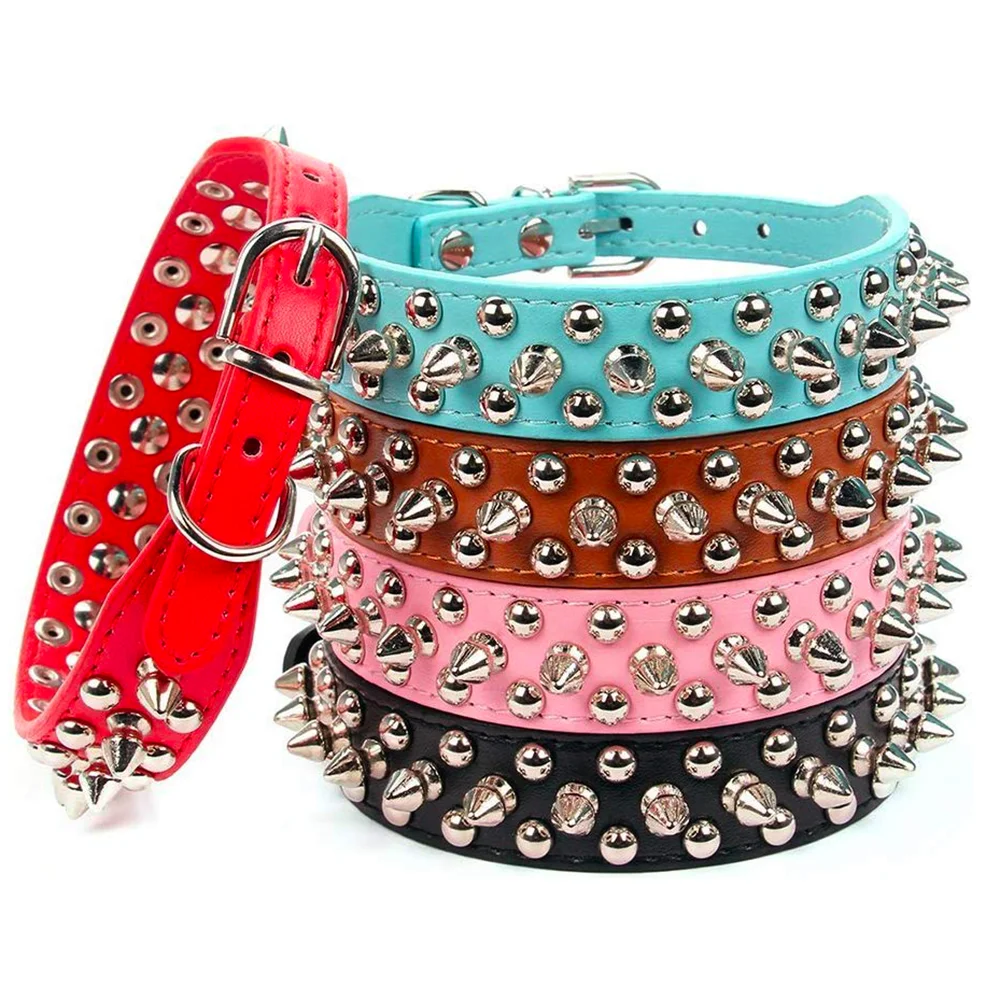 Adjustable Leather Pet Dog col - Leather Strap Quick Release บทวิจารณ์และราคา