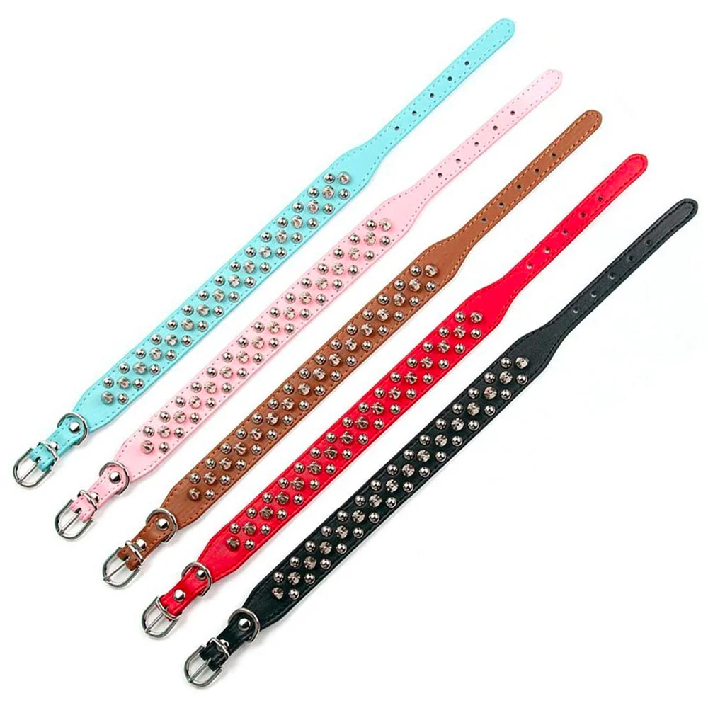 Adjustable Leather Pet Dog col - Leather Strap Quick Release บทวิจารณ์และราคา